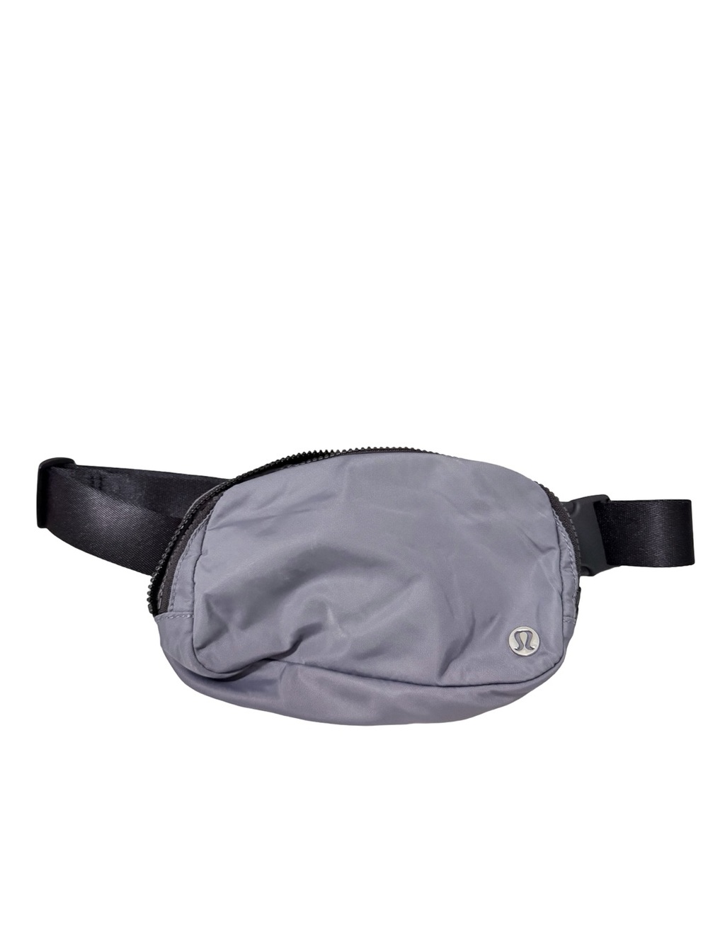 Lululemon Original Everywhere Belt Bag 1L Gray Silver OG Metal Logo Crossbody